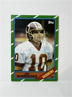 Rookie Card 1986 Topps Jay Schroeder