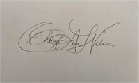 Soap opera actress Cheryl Ann Wilson original sign
