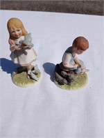 McCleland Ltd. Ed. Boy and Girl Figurines