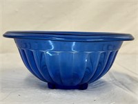 Hazel Atlas Colbalt Blue Glass Vintage Mixing bowl