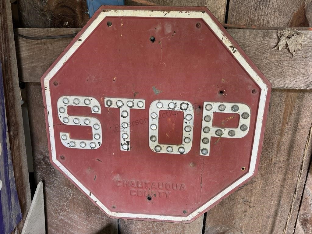 Cat Eye Stop Sign