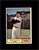 1961 Topps #351 Jim King EX to EX-MT+