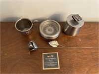 Assorted Silver Plate & Stainless Steel Items