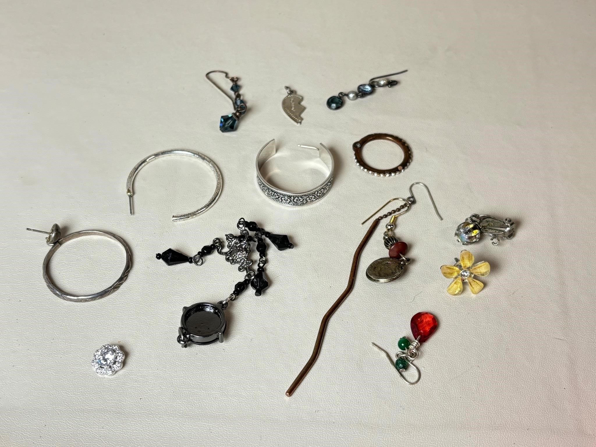 Assortment Of Earrings With NO Pair