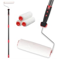 Paint Roller, 2FT Extension Pole Included, 3