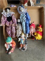 Clown Dolls & Figurines
