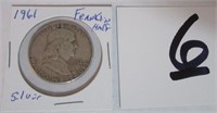 1961 Frankling Silver Half Dollar