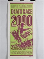 Death Race 2000 Linen Backed Half-Sheet (1975)