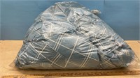 Queen Size Feather Tick w/Duvet Cover & 2 Shams