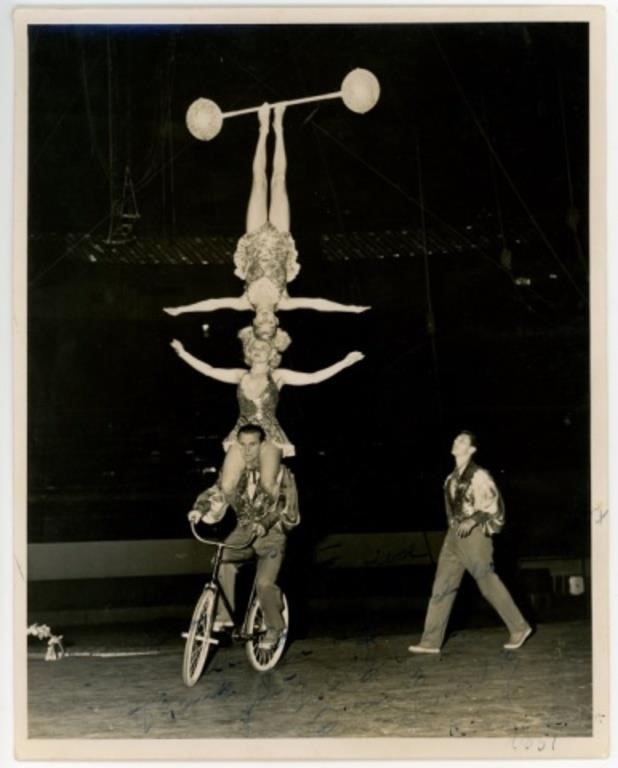 Vintage Circus Photos, Ephemera and Puppets Auction