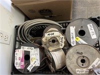 BOX LOT OF WIRE
