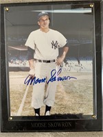 New York Yankees Moose Skowron signed photo on mar