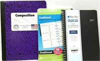 Notebook & (2) 2017 Day Planners