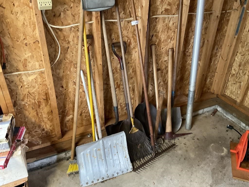 pile of hand tools