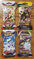 (4) Pokémon Booster Packs - sealed