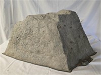 Plastic rock for landscaping or train set