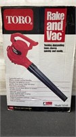 Toro Leaf Blower Vacuum & Leaf Shredder Combo Rake