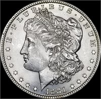 1881-P US Morgan Silver Dollar Gem BU from Set