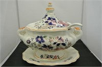 Soup Tureen w/Ladle and Plate
