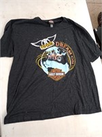 Aerosmith and Harley-Davidson 2x t-shirt