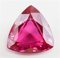 32.45ct Trillion Cut Pink Natural Ruby GGL