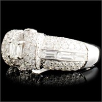 18K Gold Ring with 1.62ctw Diamonds