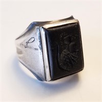 Sterling Silver Intaglio Ring