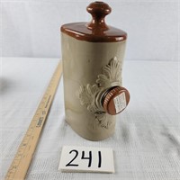 Stoneware Foot Warmer with Crack- Neat Piece