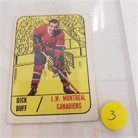 Dick Duff card Montreal Canadian 1967-68 Topps