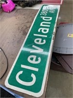 Cleveland AVE road sign