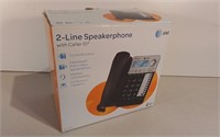 AT&T 2-Line Speakerphone W/ Caller ID Appears