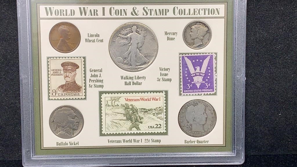 WWI Coin & Stamp Collection