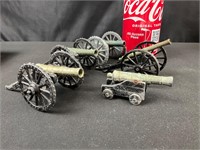 Lot of Small War Cannons