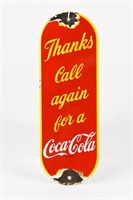 THANKS CALL AGAIN FOR COCA-COLA PALM PUSH