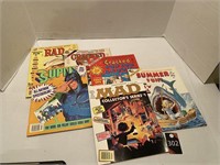 Mad, Rad, Super & Cracked Magazines