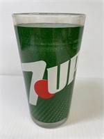 Vintage Green 7UP Glass