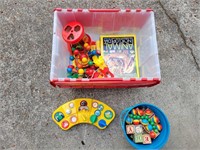 Box of Assorted Vintage/Modern Toys
