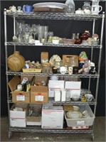 Shelf Lot #3 China, Glassware, Housewares & More