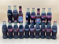 Set Of Coca-Cola Racing & Budweiser Bottles