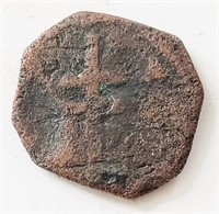 Byzantine 12th AD Half Tetarteron coin