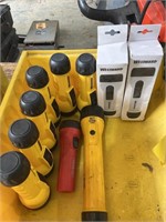 (10) Flashlights, Electric Drill, & More