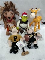 Lot of stuffed animals Purdue