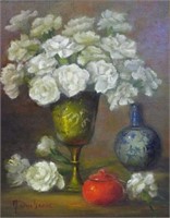 Mireille Duchesne, White Carnations