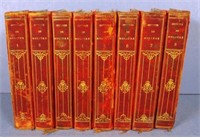 Eight volumes of 'Oeuvres Completes de Molliere'
