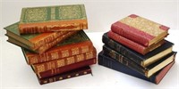 Twelve vintage hard cover poetry & verse books