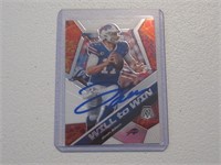 JOSH ALLEN SIGNED SPORTS CARD WITH COA BILLS