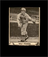 1940 Play Ball #58 Bill Posedel TRIMMED