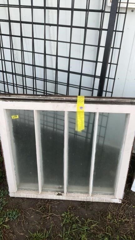 Vintage single pane windows, only, lot of two