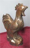 Concrete rooster statue 10" x 5" x 16.5".