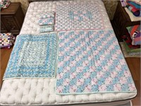 Handmade Baby Quilts & Pillows #114 (3) Floral